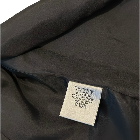 Kasper Blazer Women’s size 8P Green white open front - Picture 8 of 10